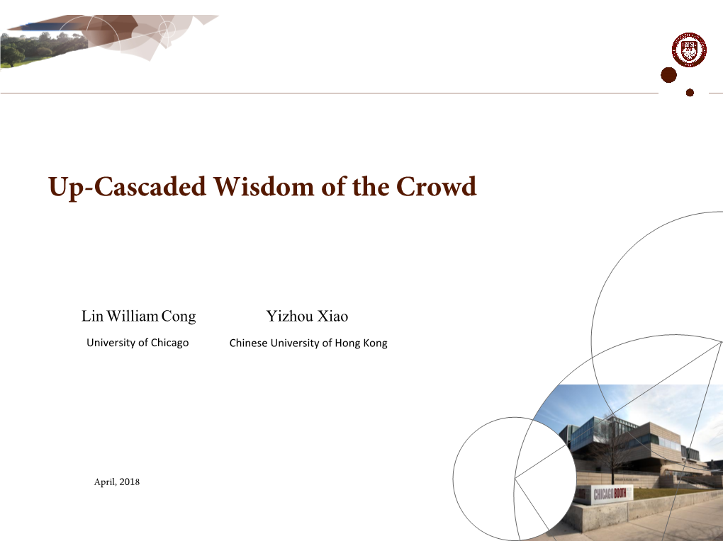 Up-Cascaded Wisdom of the Crowd