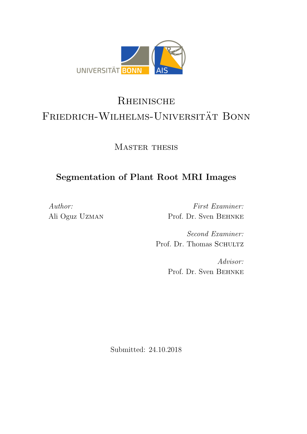 Rheinische Friedrich-Wilhelms-Universität Bonn