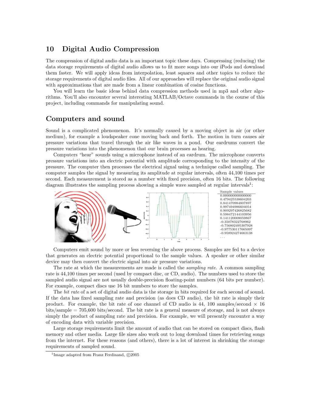 10 Digital Audio Compression Computers and Sound