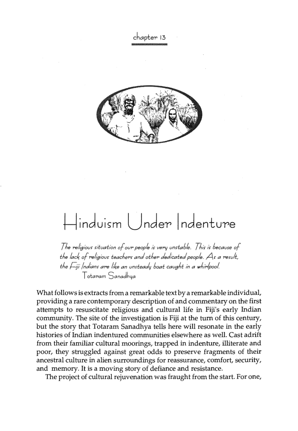Hinduism Under Indenture