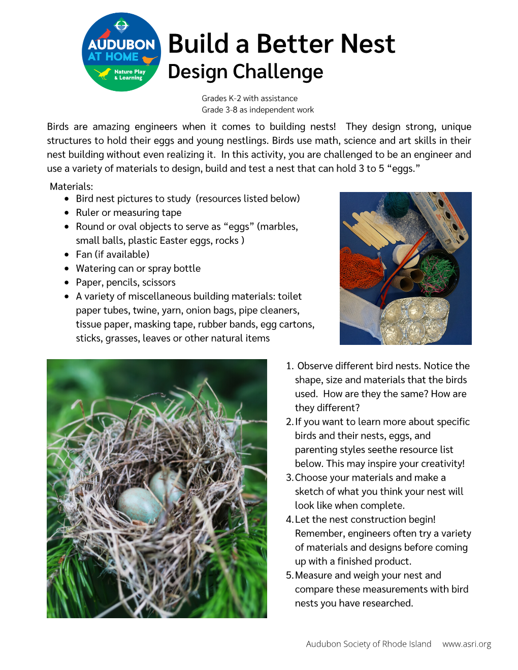 Build a Better Bird Nest