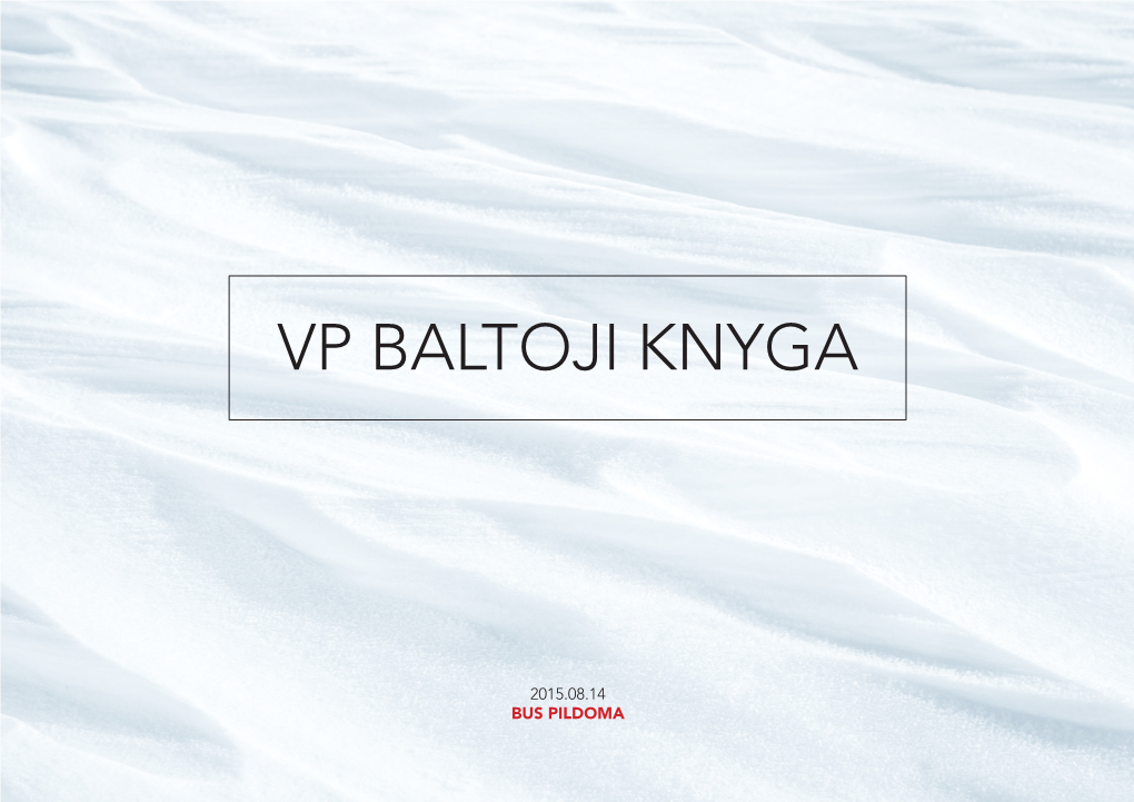 Vp Baltoji Knyga