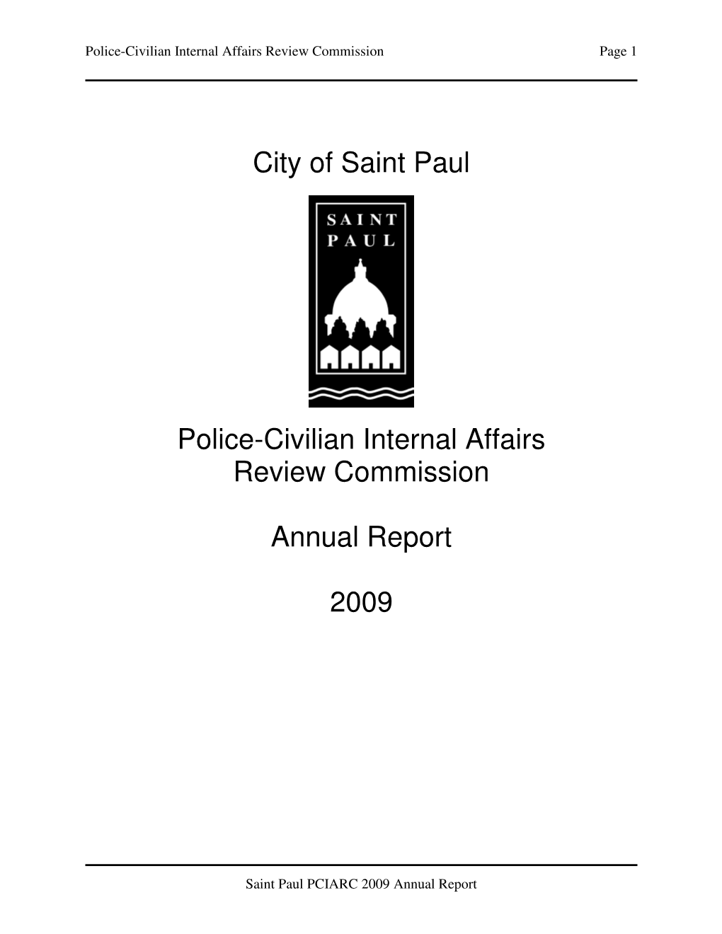 City of Saint Paul Police-Civilian Internal Affairs Review Commission