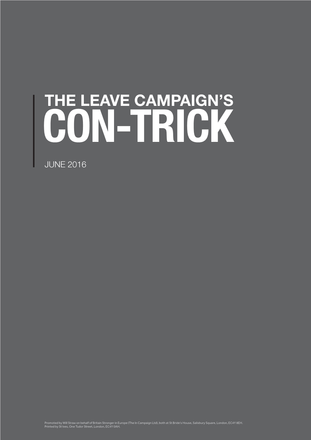 The Leave Campaign's