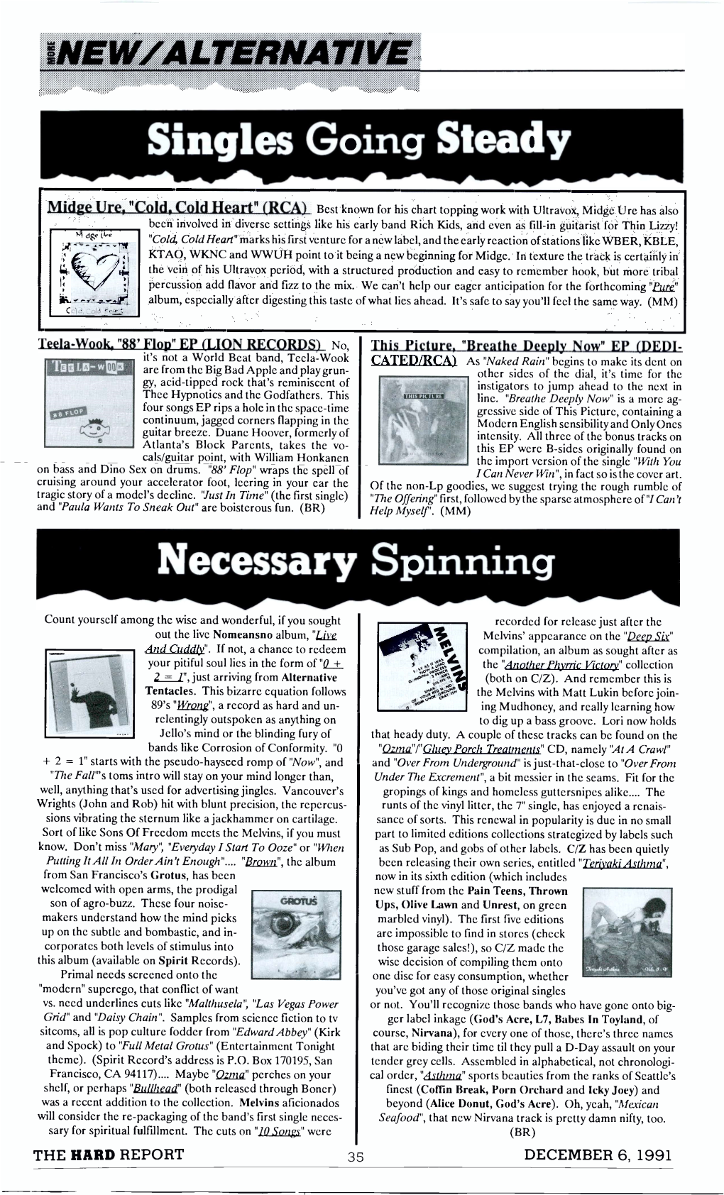 Necessary Spinning