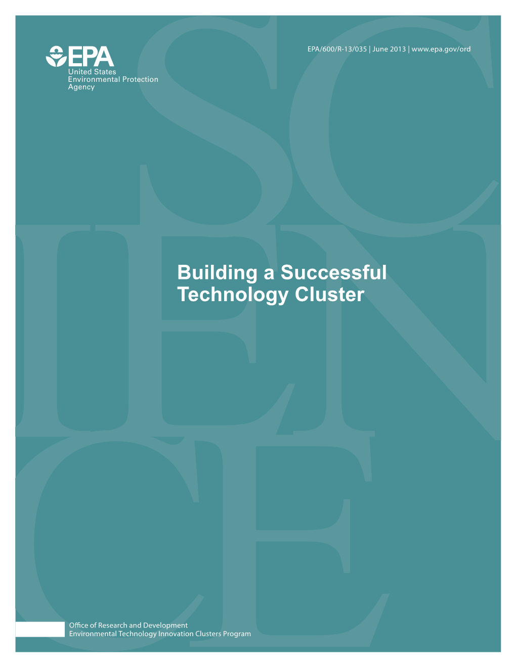 Building a Successful Technology Cluster