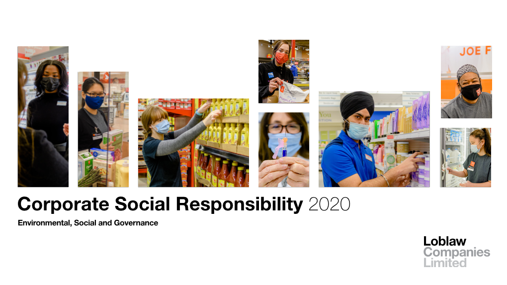 Corporate Social Responsibility Report 2020