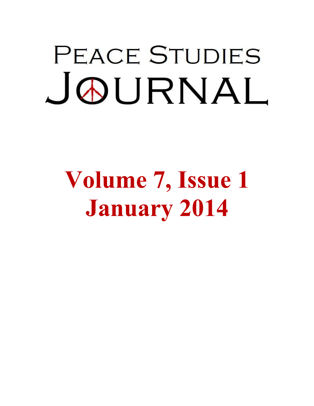 PDF – Volume 7, Issue 1, 2014