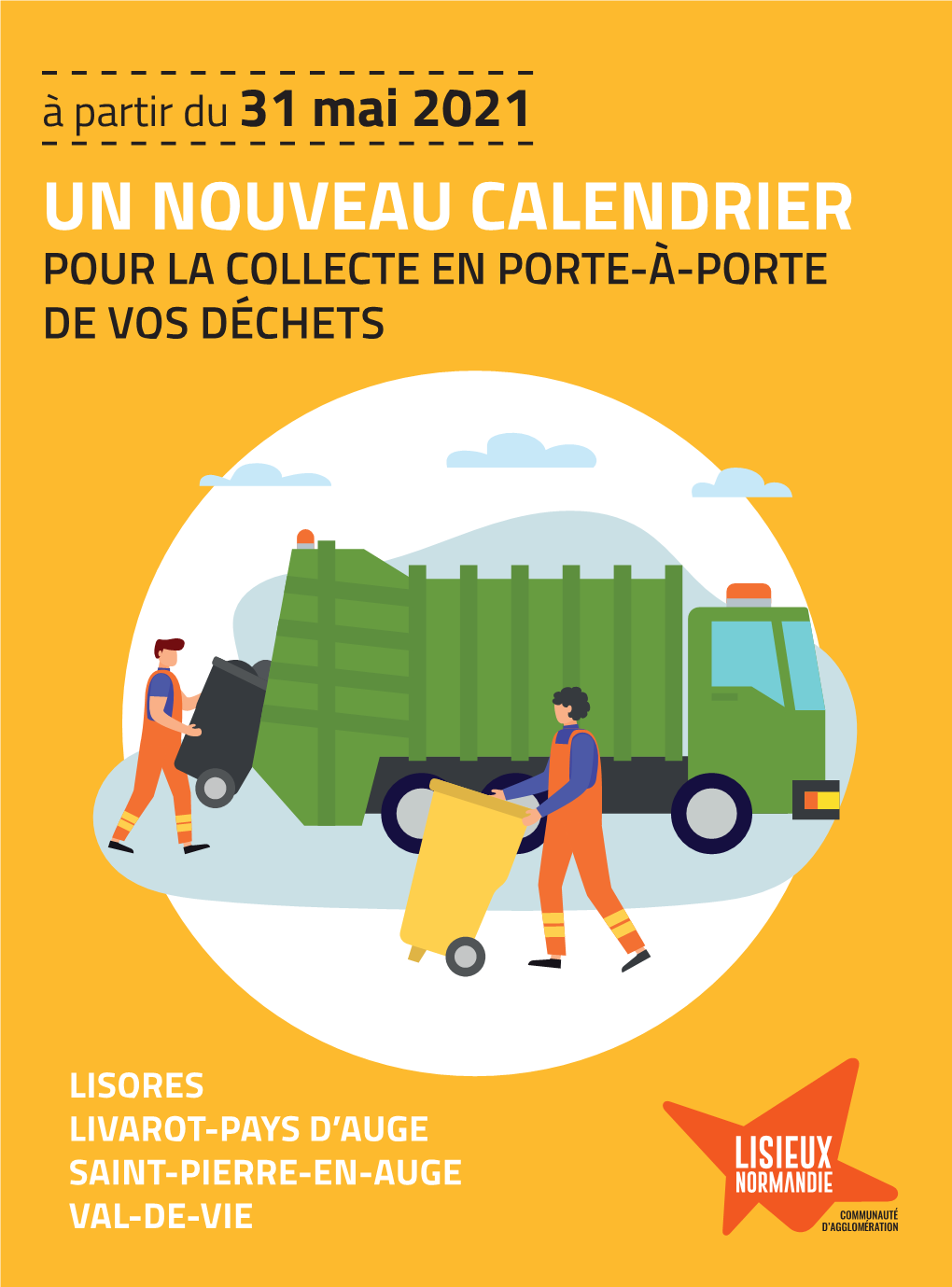 Un Nouveau Calendrier Pour La Collecte En Porte-À-Porte De Vos Déchets