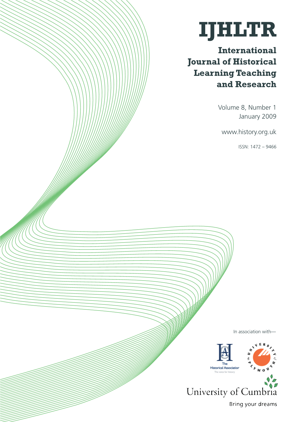 IJHLTR International Journal of Historical Learning Teaching and Research