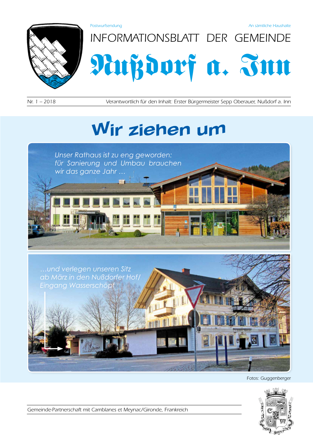 INFORMATIONSBLATT DER GEMEINDE Nußdorf A