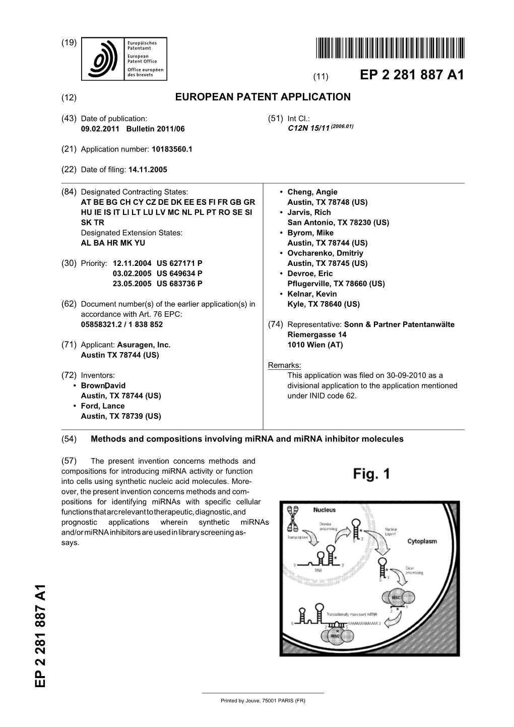 Methods and Compositions Involving Mirna and Mirna Inhibitor Molecules