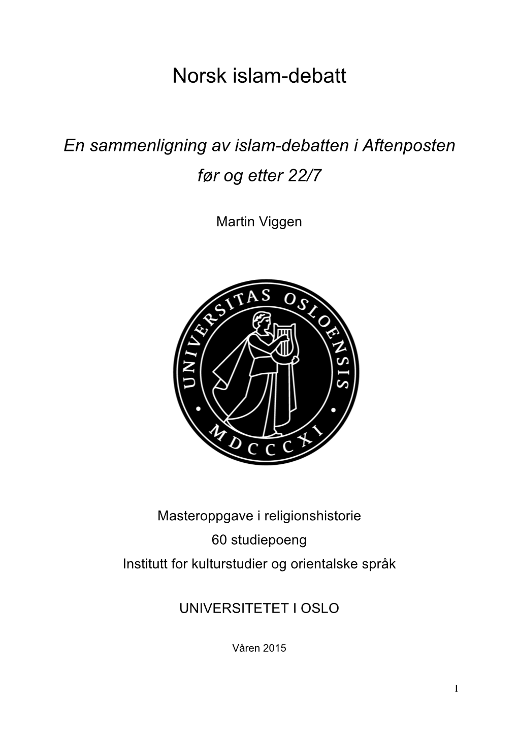 Norsk Islam-Debatt