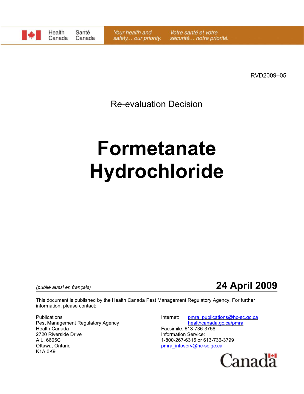 Formetanate Hydrochloride