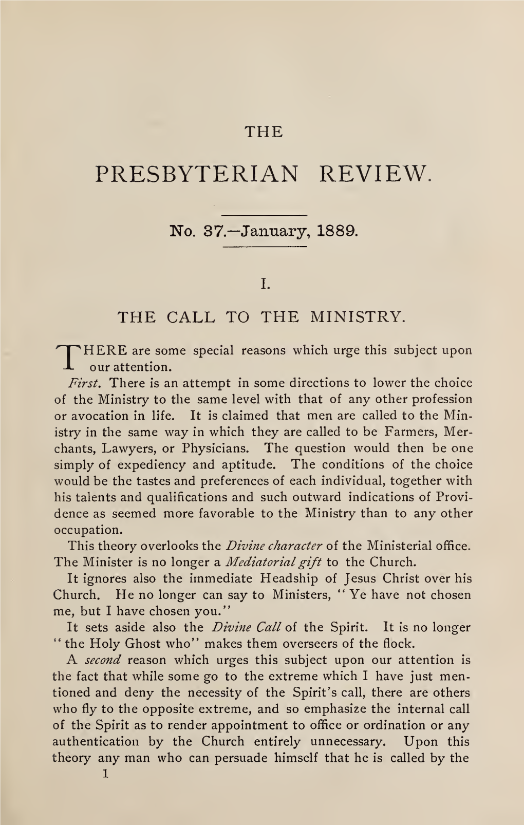 The New Creed of the Presbyterian Church of England