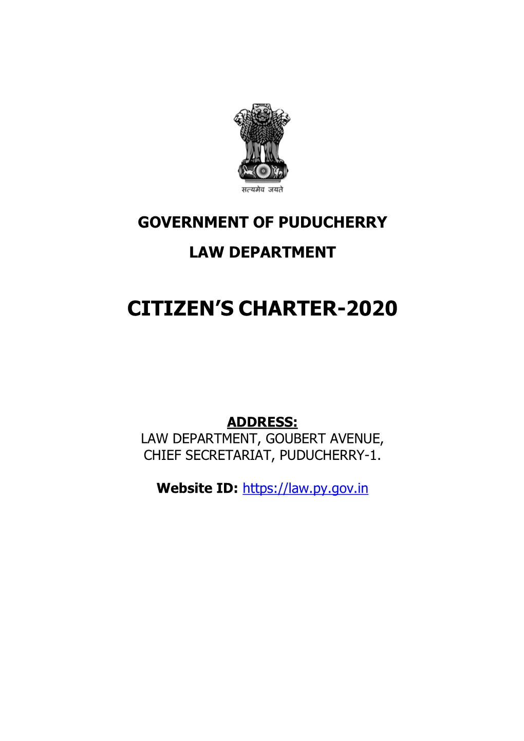 Citizen's Charter-2020