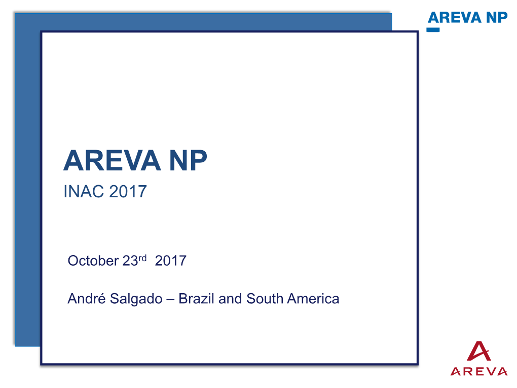 Areva Np Inac 2017