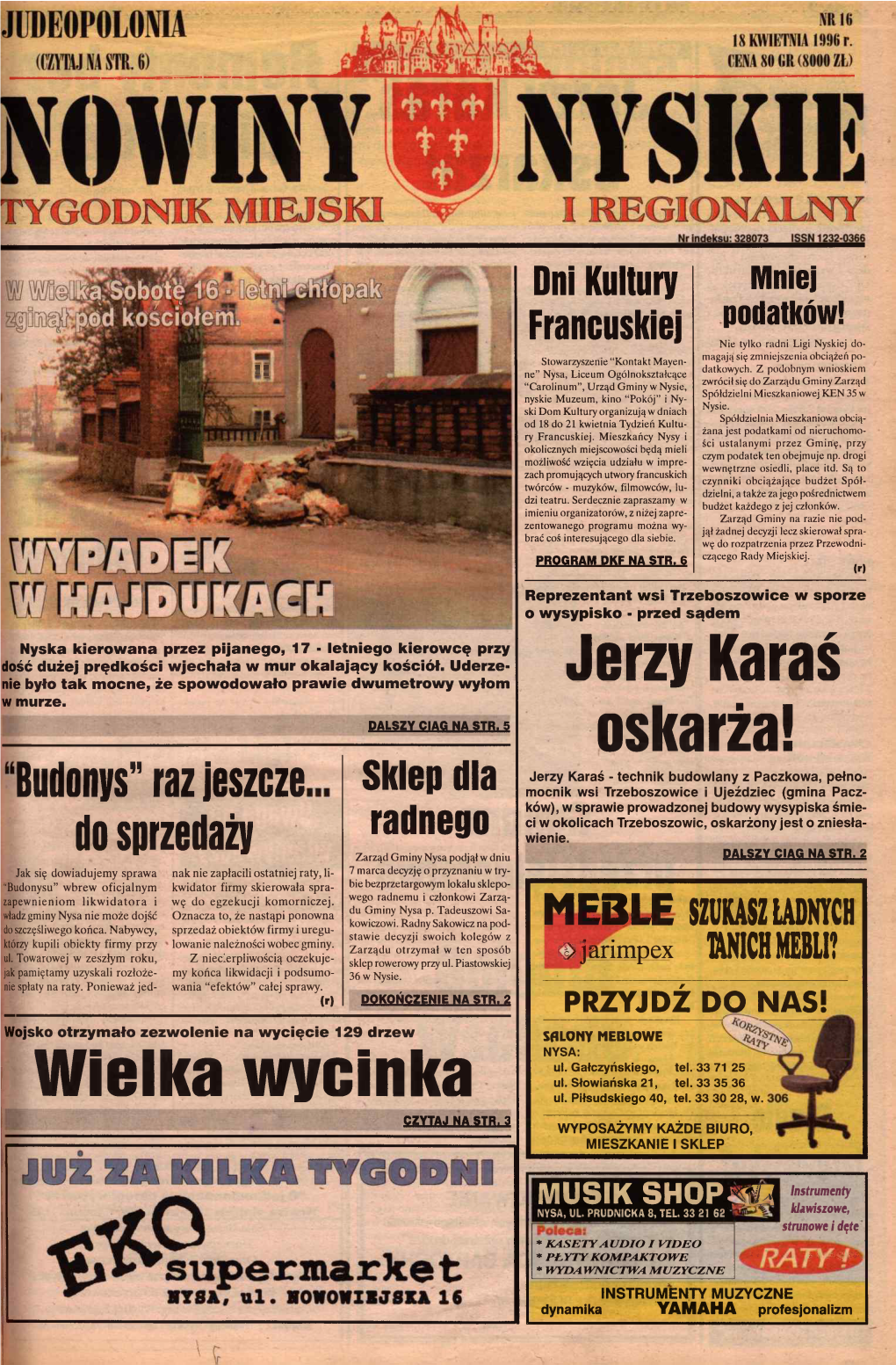 Jerzy Karaś Oskarża! Wielka Wycinka