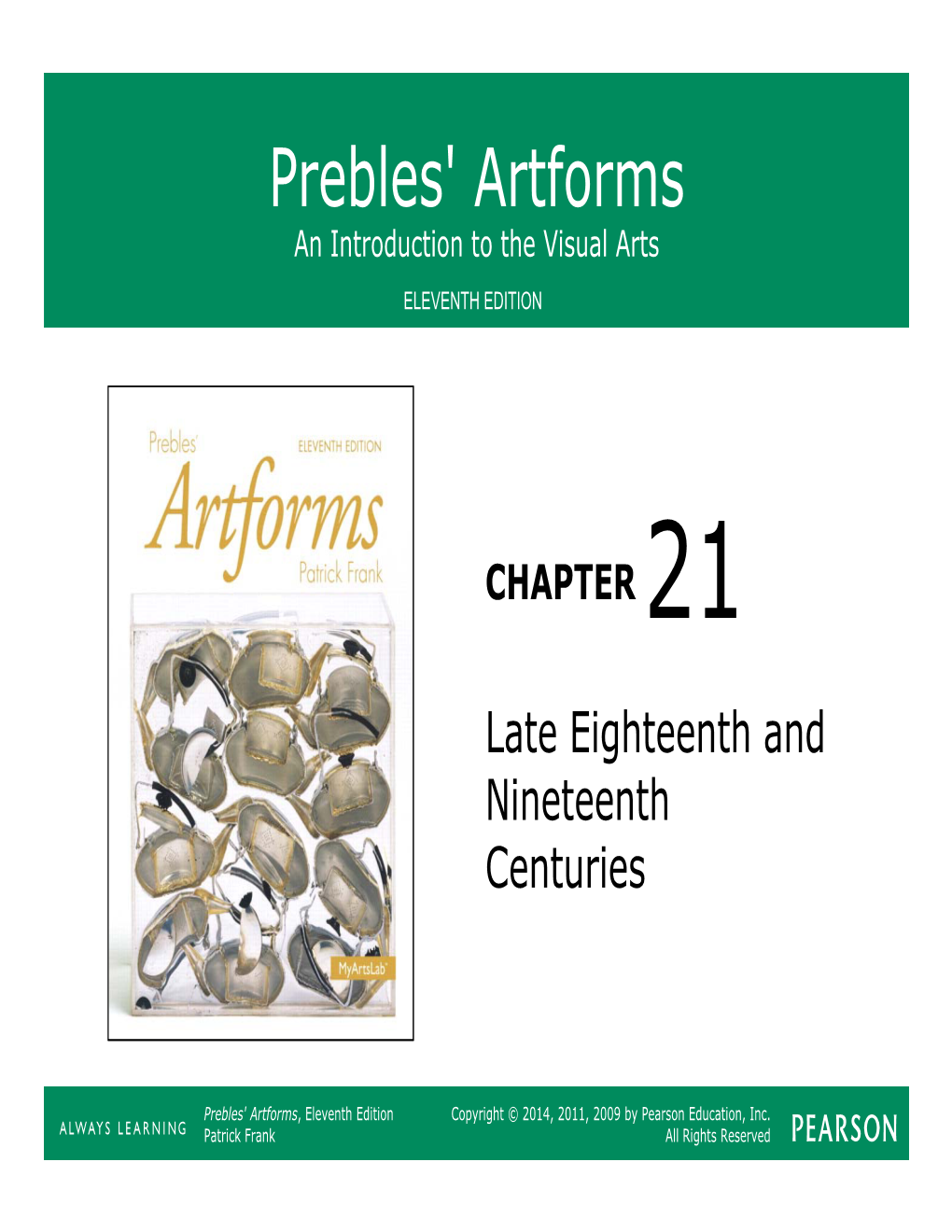 Prebles' Artforms an Introduction to the Visual Arts