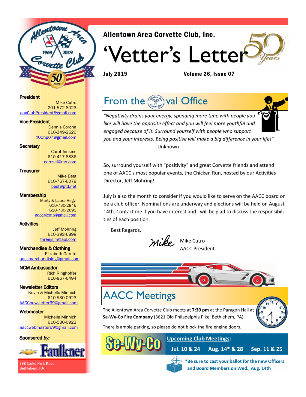 'Vetter's Letter