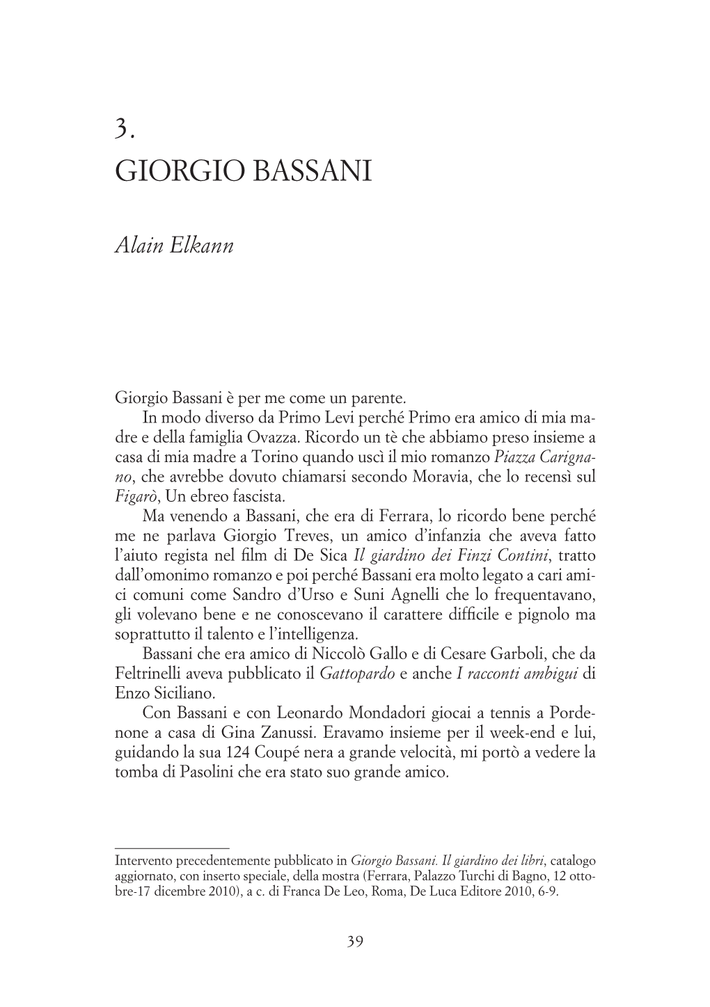 Giorgio Bassani