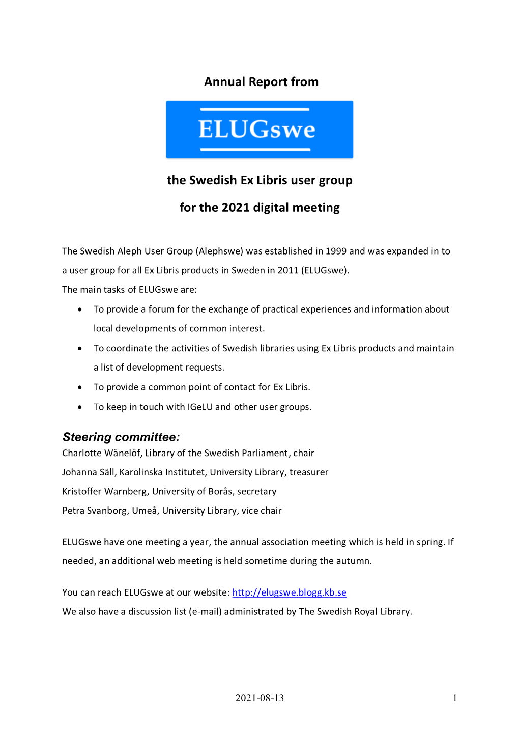 Elugswe (Swedish Ex Libris User Group)