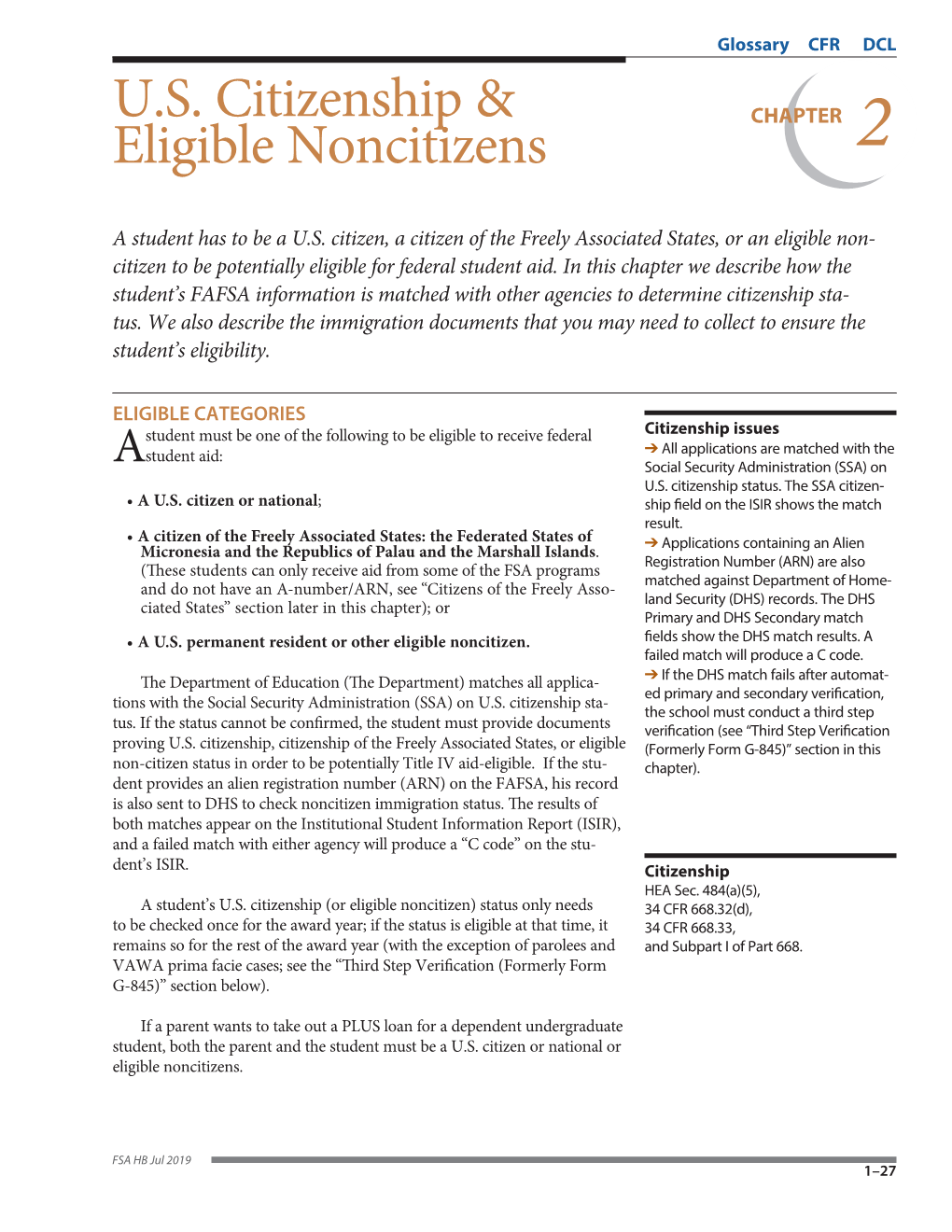 US Citizenship & Eligible Noncitizens