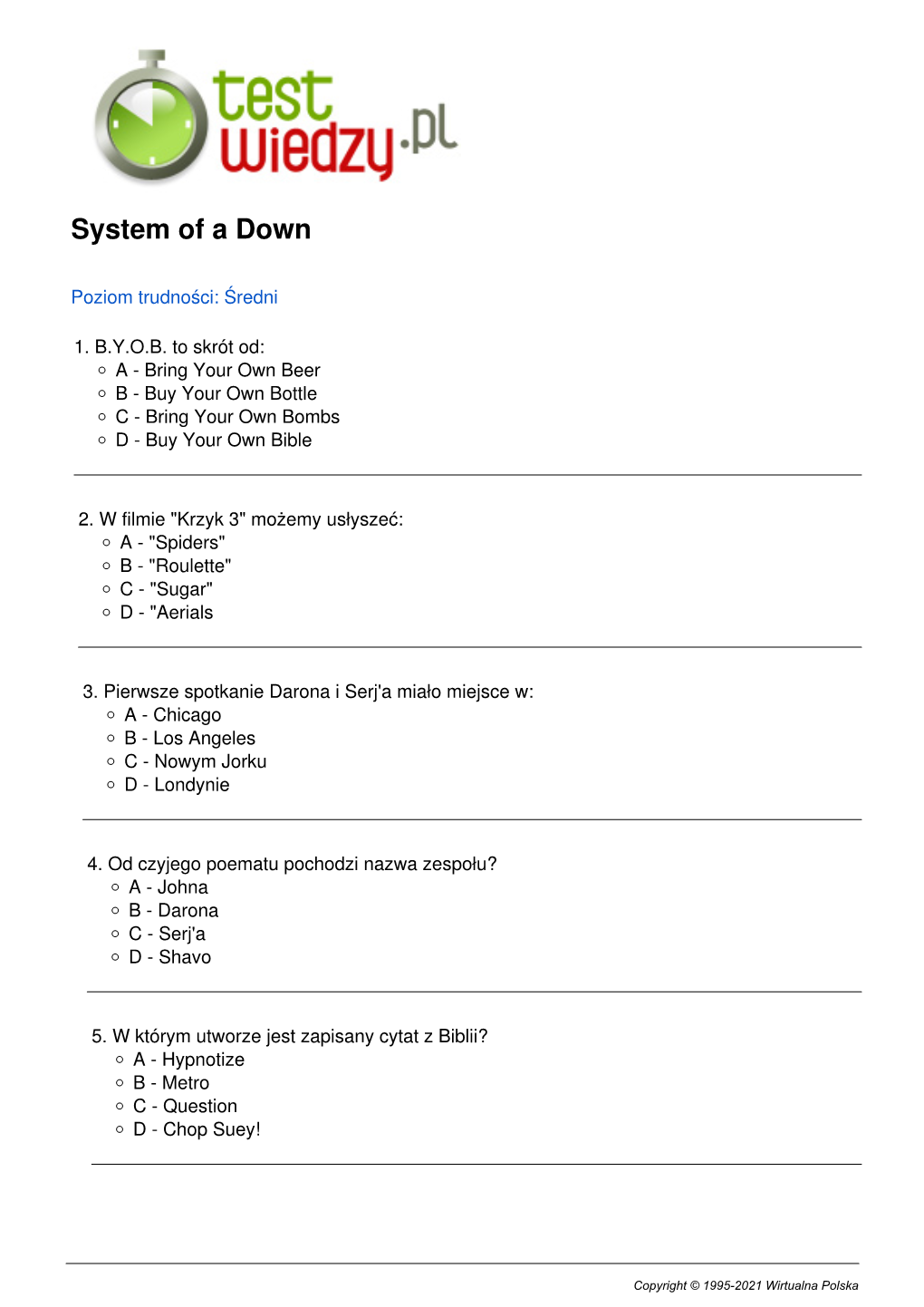 System of a Down