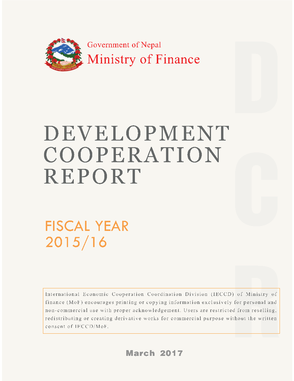 Budget Along with Off-Budget Mechanism by Development Partners Including Ingos