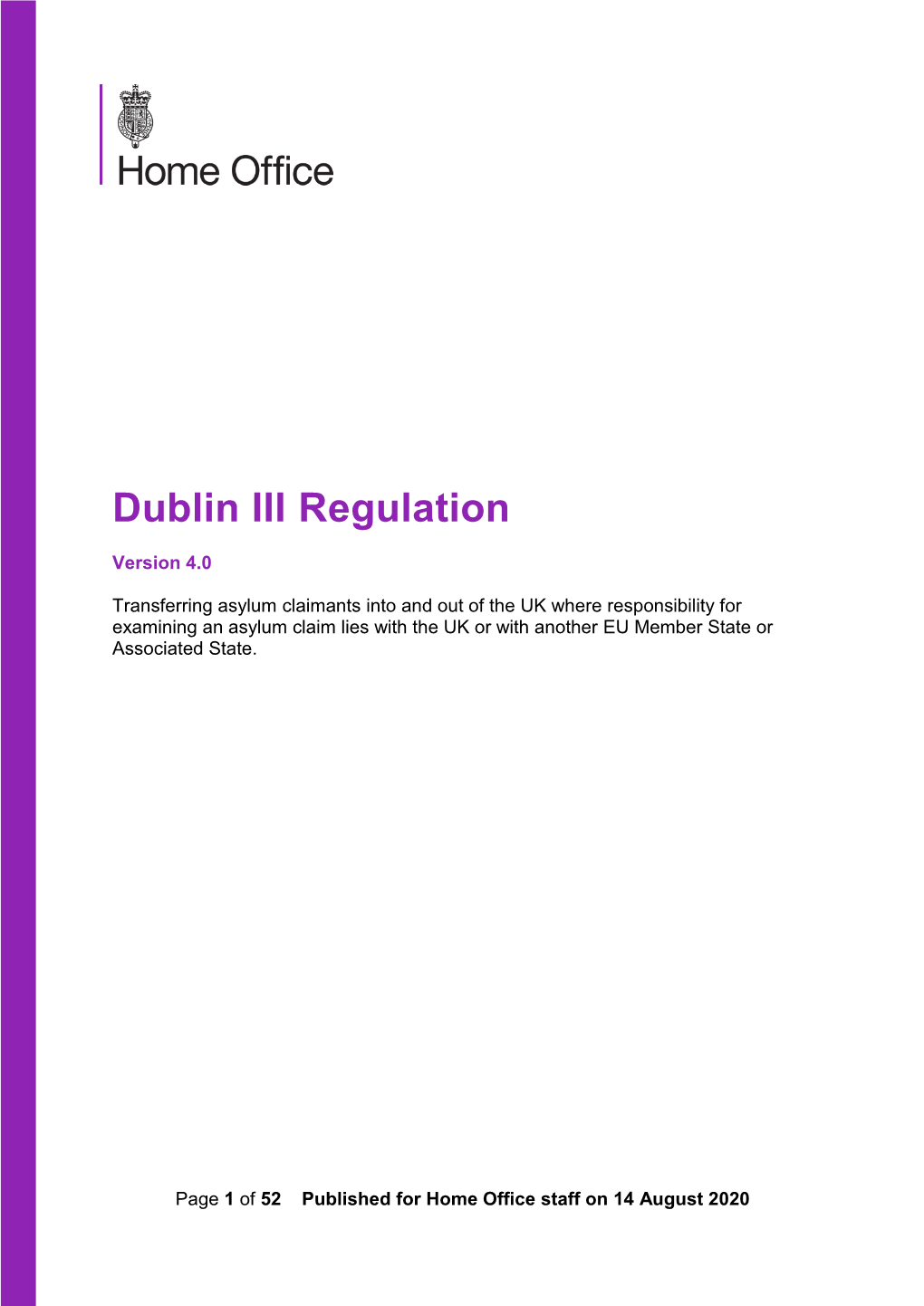 Dublin III Regulation