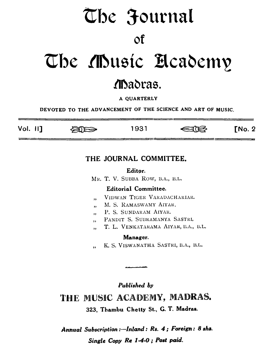 Ttbe Journal of ^Tbe /Iftudc Hcabennp /Ifoa&Ras