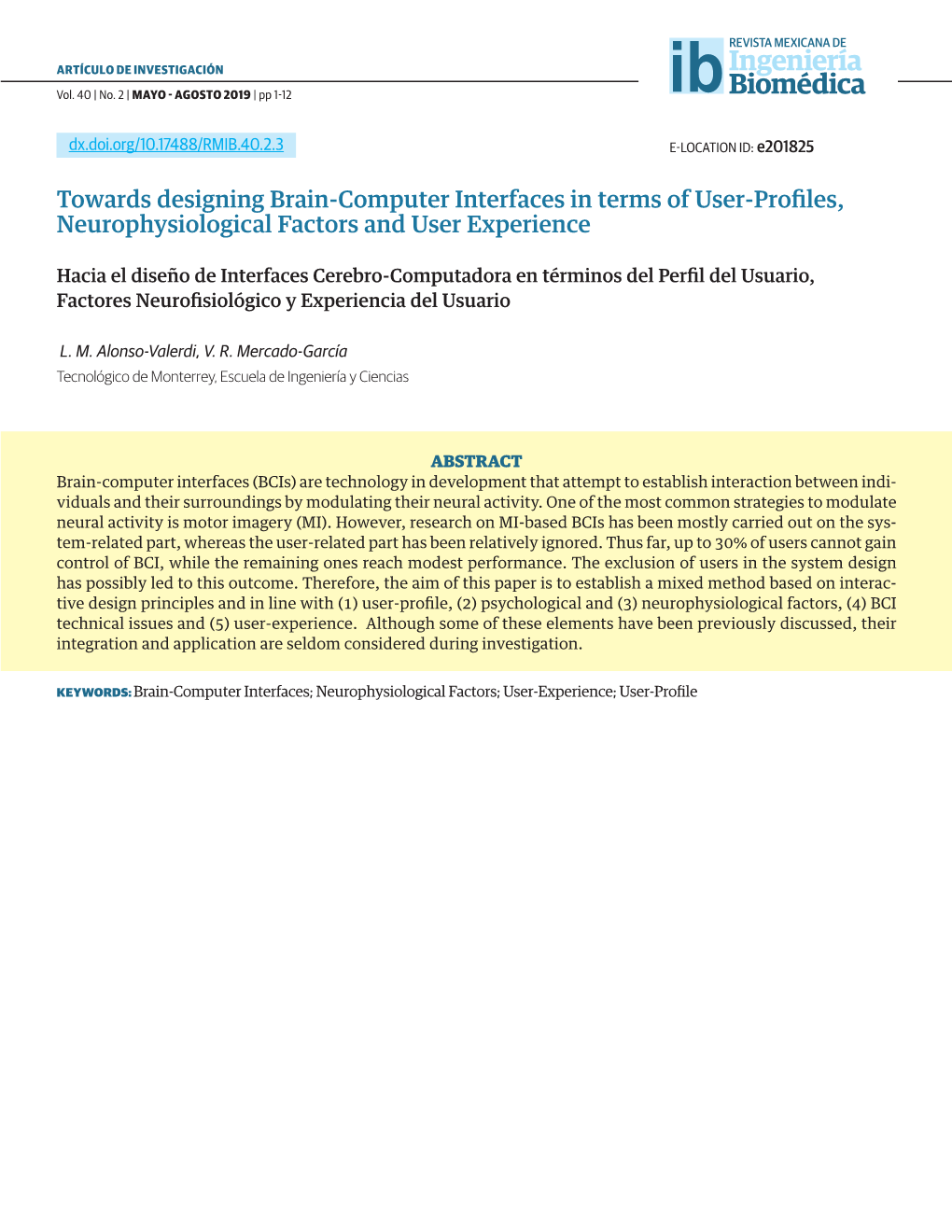 Towards Designing Brain-Computer Interfaces in Terms of User-Profiles, Neurophysiological Factors and User Experience