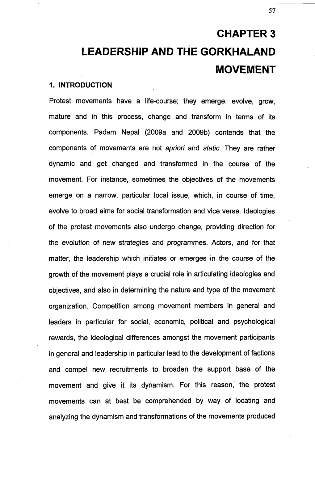 Chapter3 Leadership and the Gorkhaland Movement 1