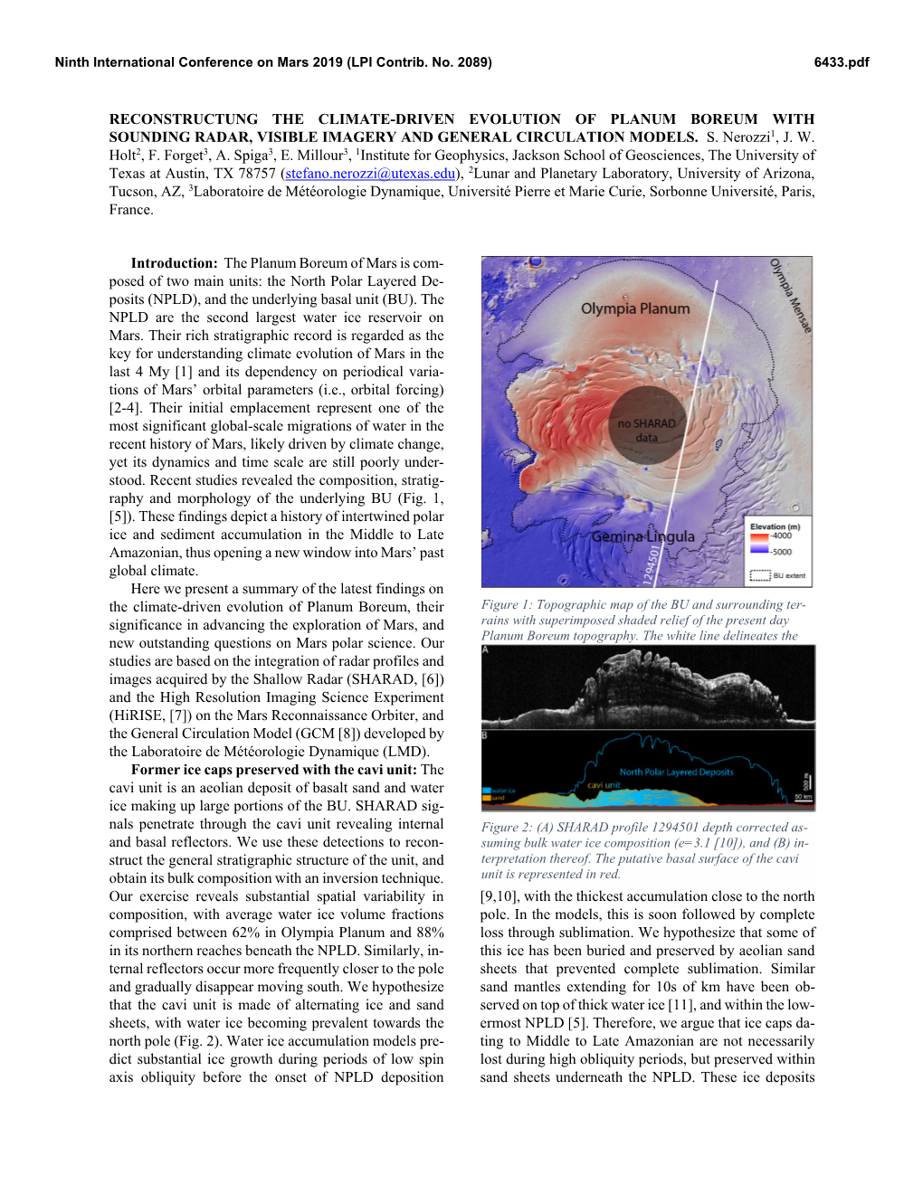 Reconstructing the Climate-Driven Evolution of Planum Boreum With