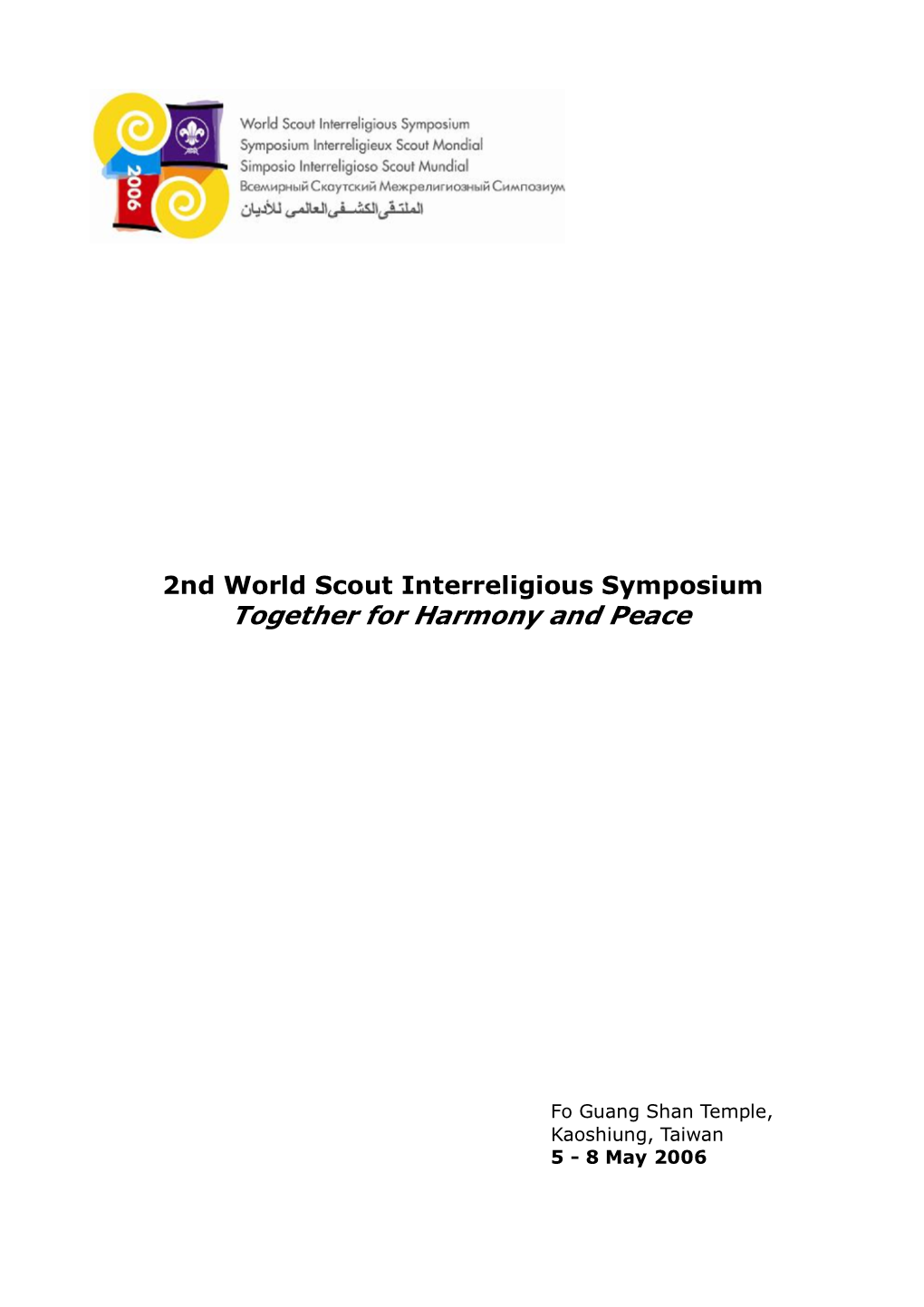 2Nd Interreligious Symposium Report