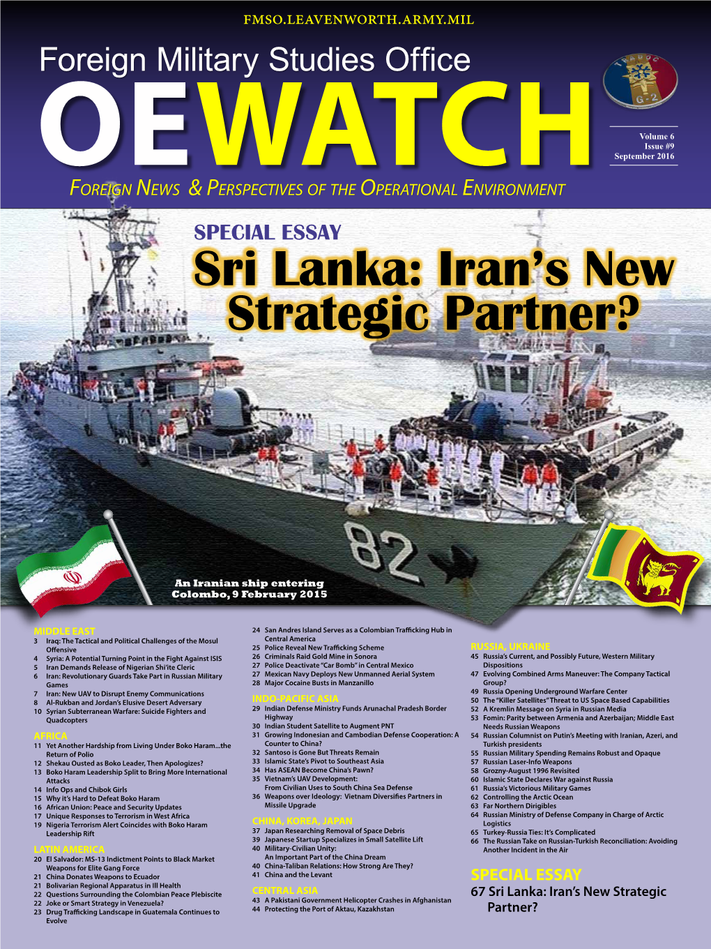 Sri Lanka: Iran’S New Strategic Partner?