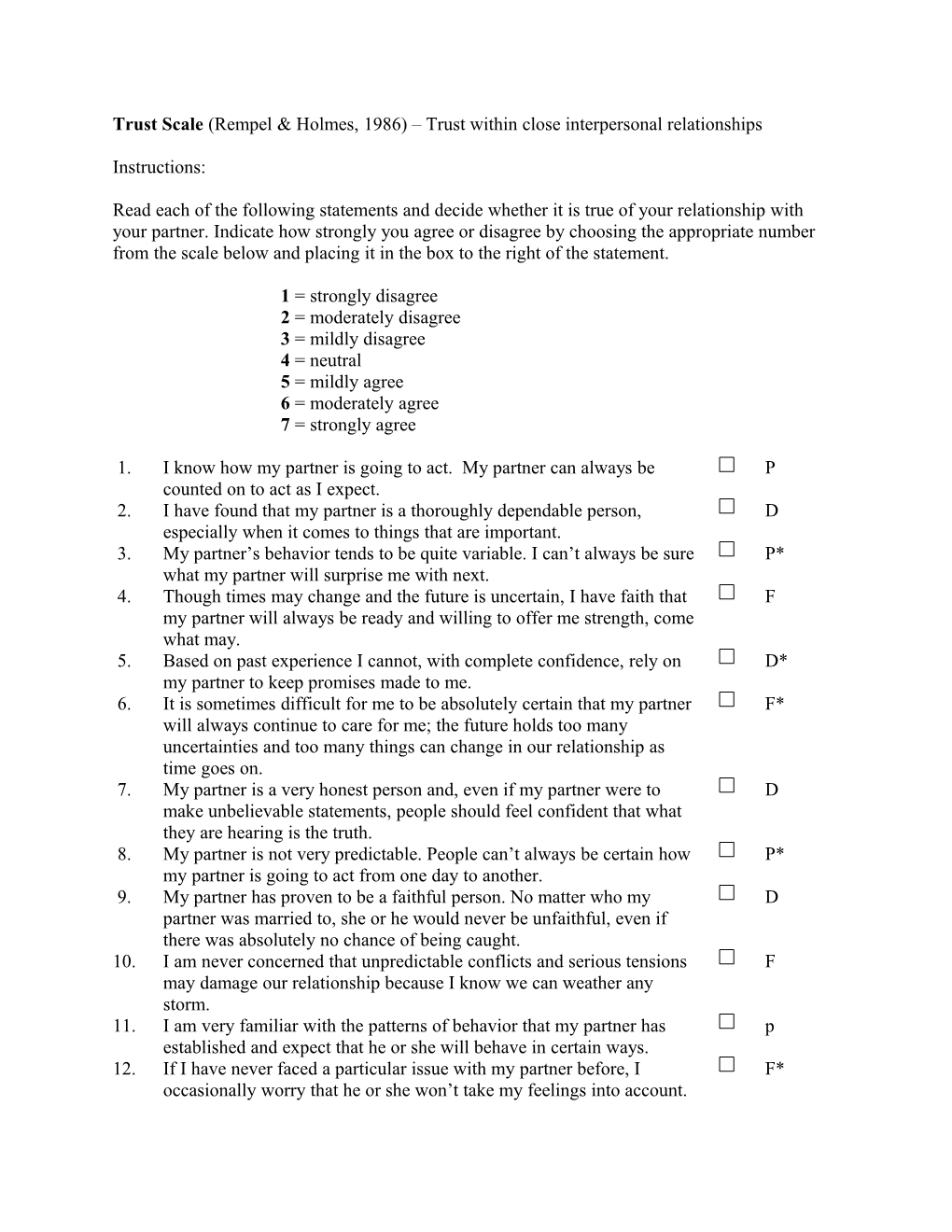 Aggression Questionnaire (Buss & Perry, 1992)