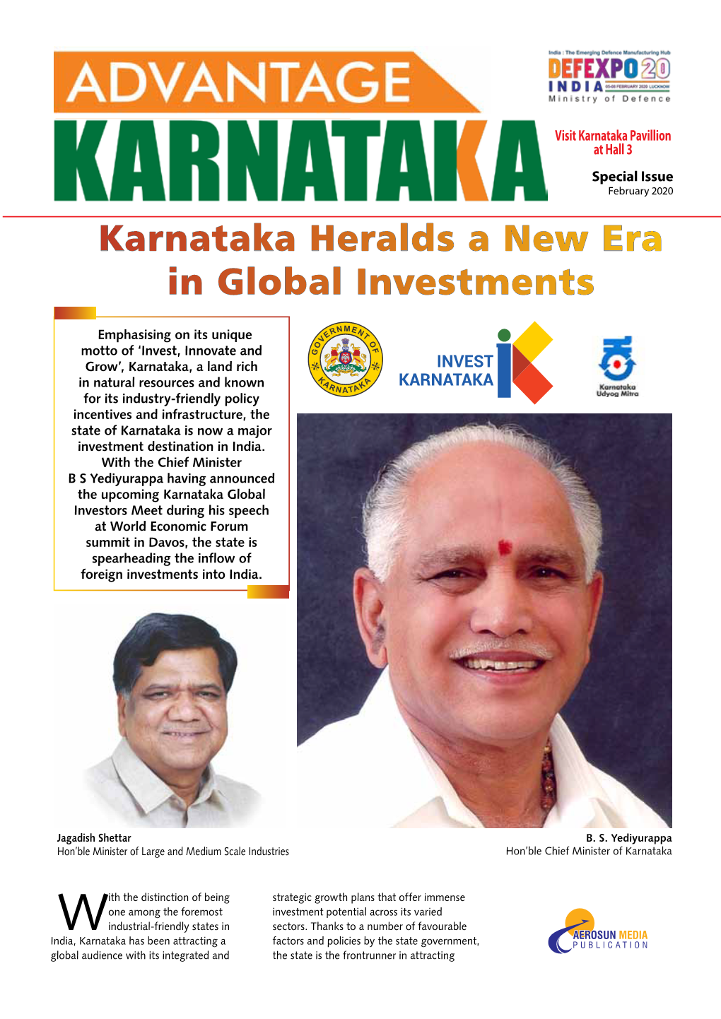 Karnataka Heralds a New Era in Global Investments
