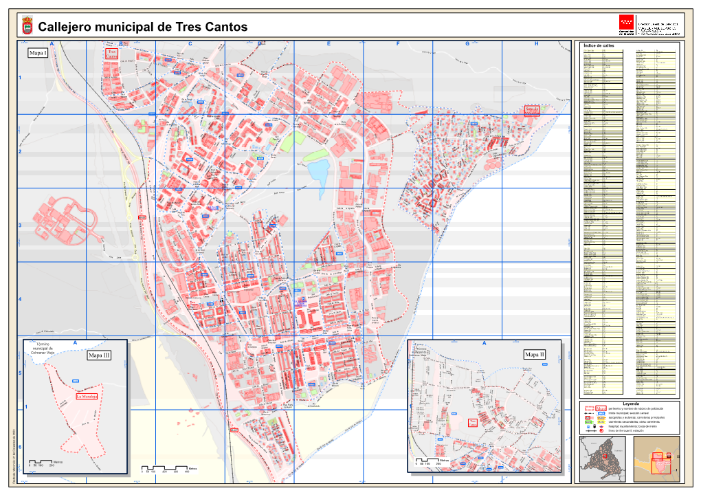 Callejero Municipal De Tres Cantos