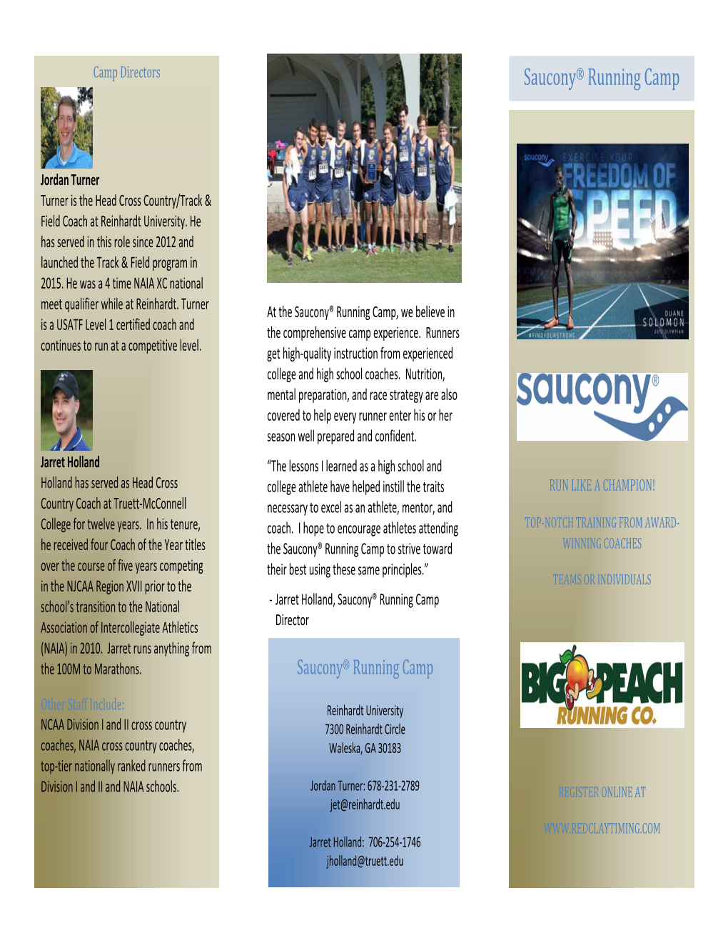 Saucony® Running Camp