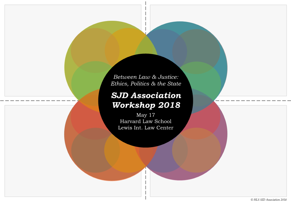 SJD Association Workshop 2018 May 17 Harvard Law School Lewis Int