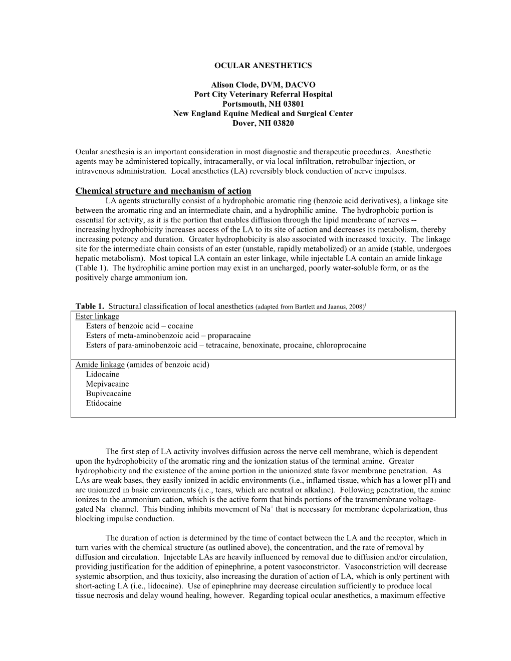 Chemical Structure and Mechanism of Action