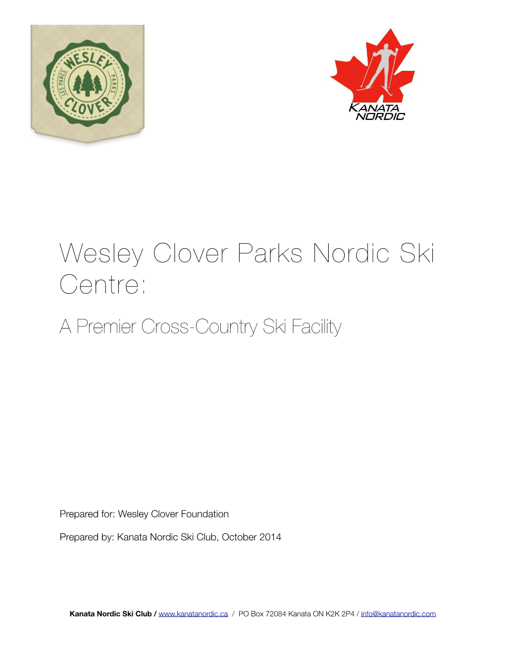 Wesley Clover Parks Nordic Ski Centre: a Premier Cross-Country Ski Facility