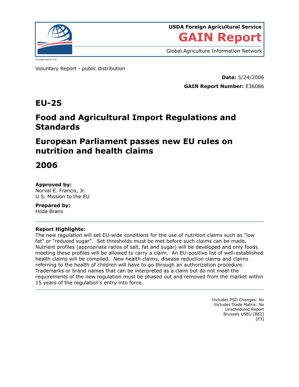 Food and Agricultural Import Regulations and Standards s4