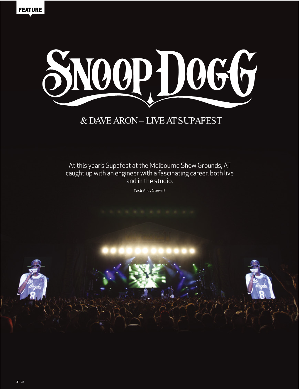 Snoop Dogg/Dave Aron Live at Supafest Issue 81