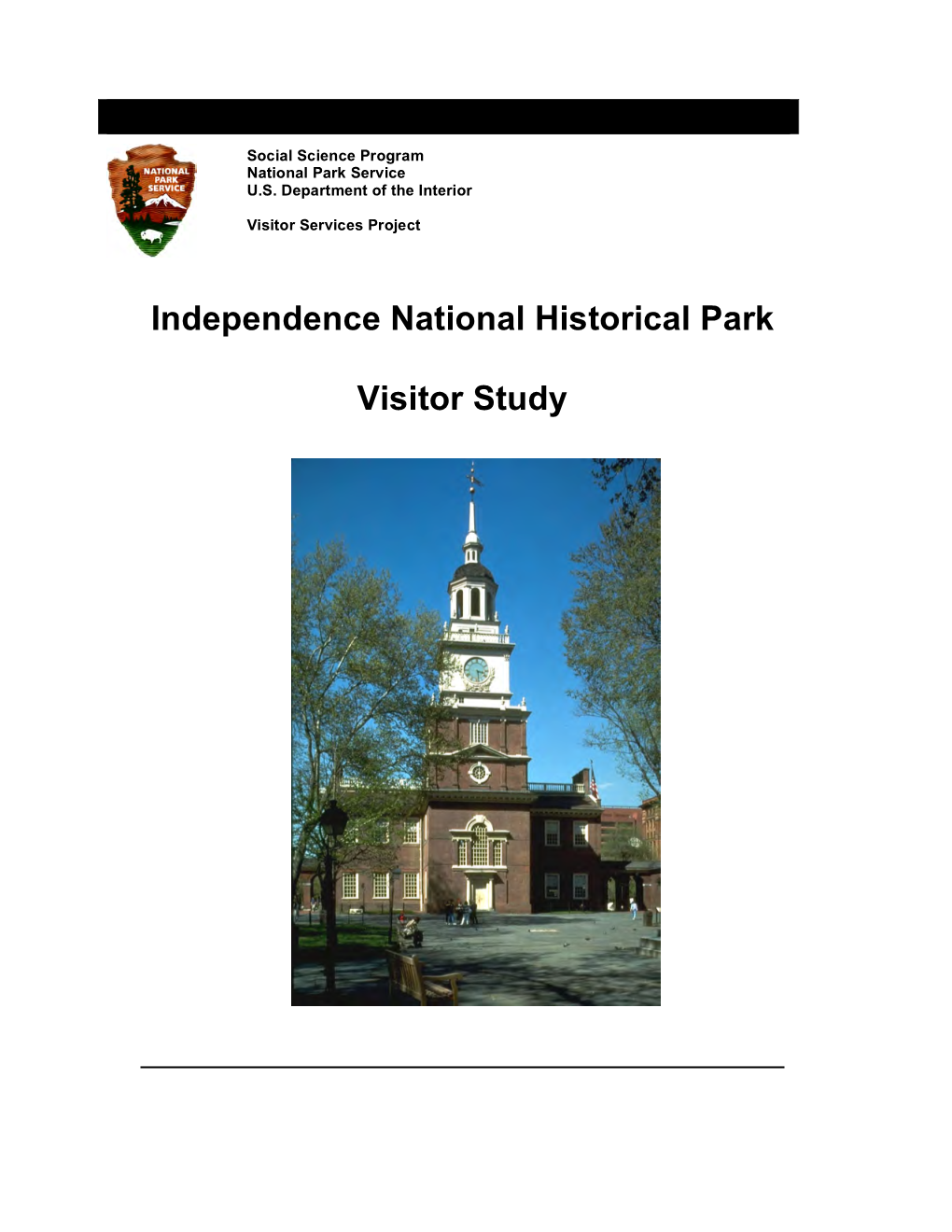 Independence National Historical Park Visitor Study