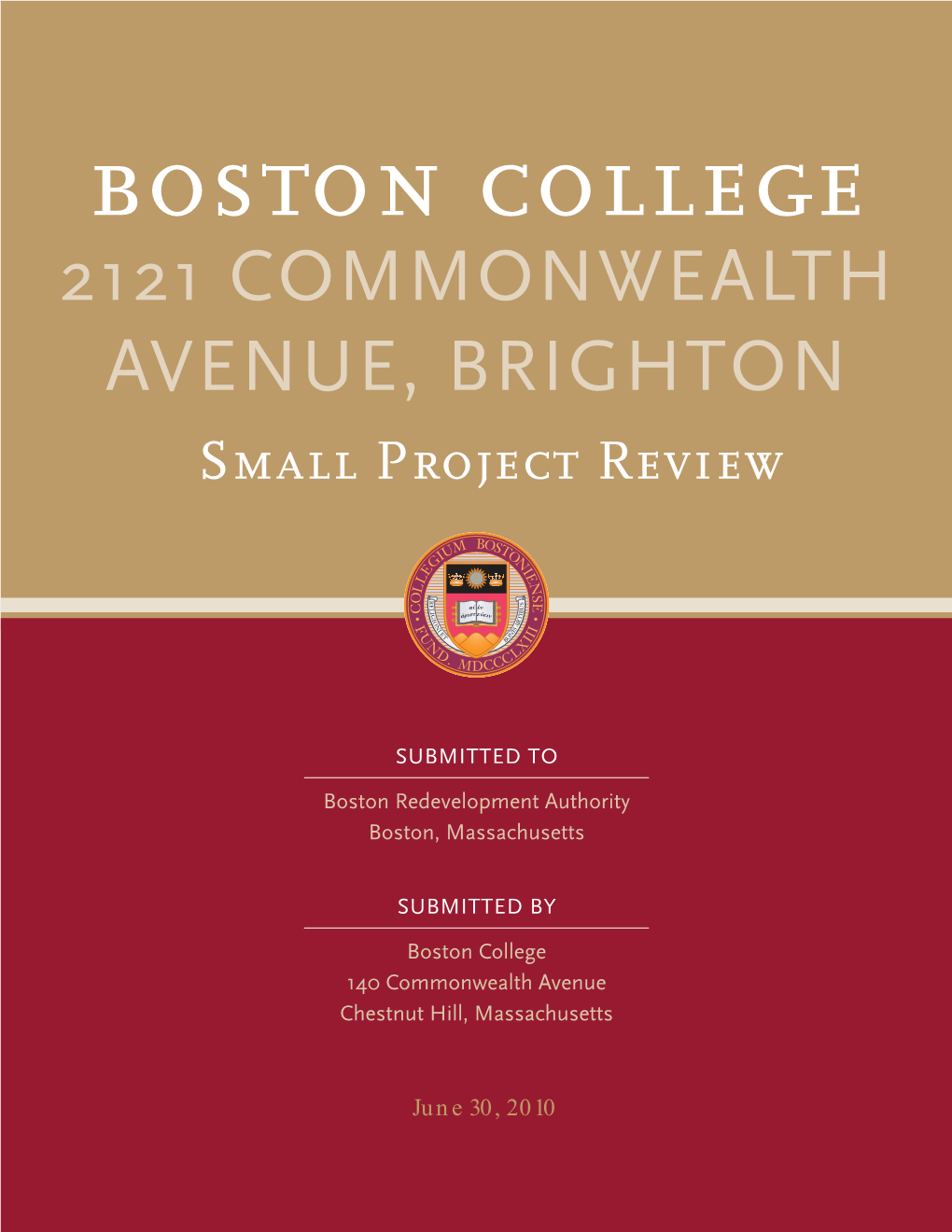 2121 Commonwealth Avenue Small Project Review