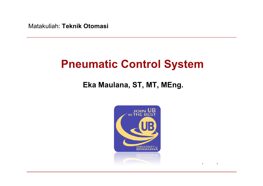 Pneumatic Control System