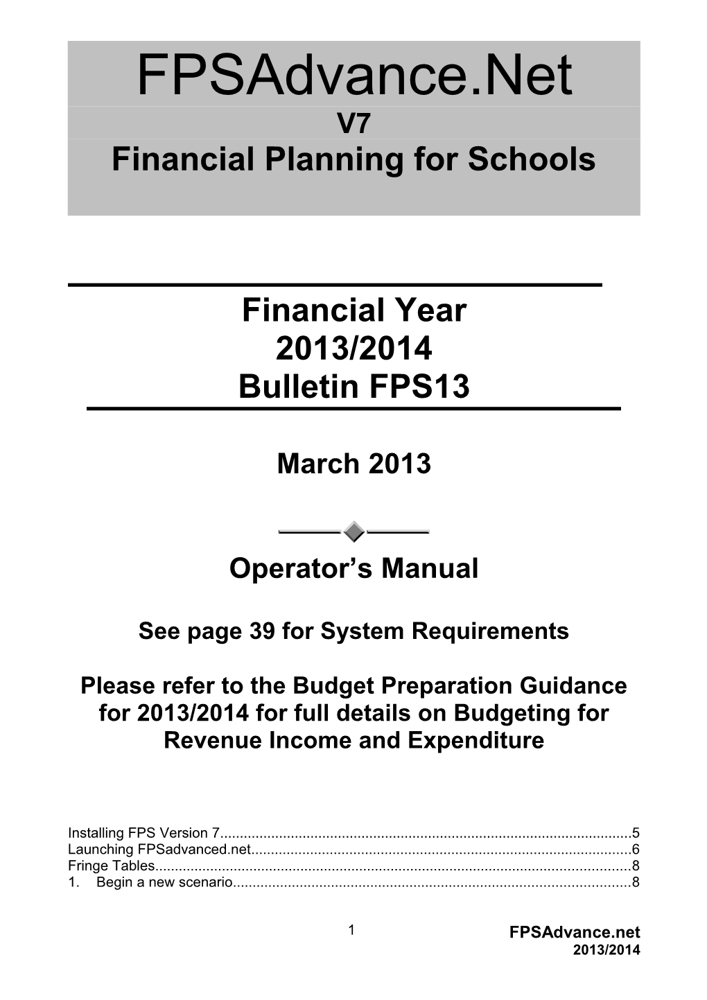 Financial Planning for Schools