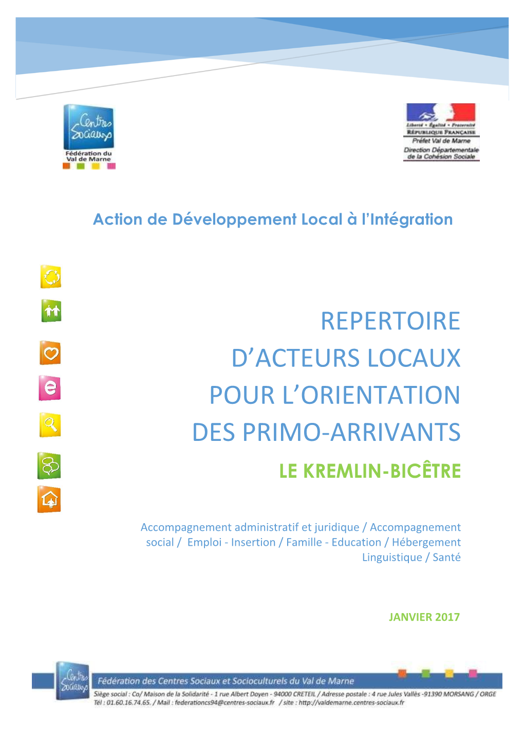 Repertoire D'acteurs Locaux Pour L'orientation Des